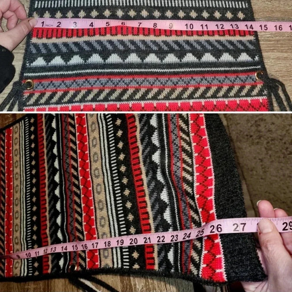 Vintage Hillbilly Brand Western Vest Poncho  One Size OS Free Size Men's Women's - Picture 6 of 6